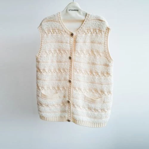 Merino Gwlân V Gwddf Merched Aberteifi