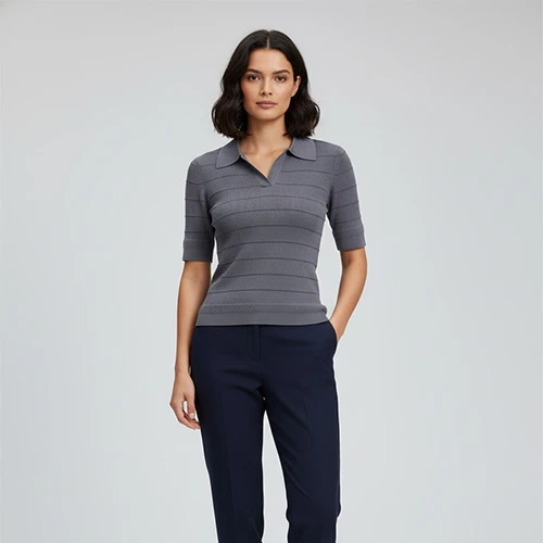 Polo Neck Merino Wool Sweater Womens Polo Neck Merino Wool Sweater Womens