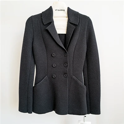Côt Blazer Gwlân Du