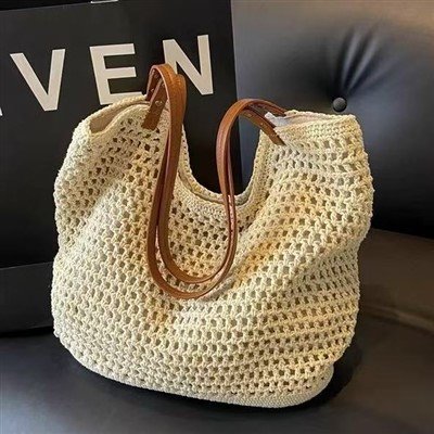 Bag gwau gwlân dylunydd