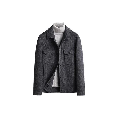 Siaced Zip Llawn Gwlân Merino