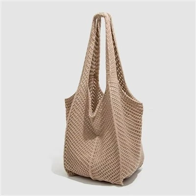 Bag gwau gwlân meddal