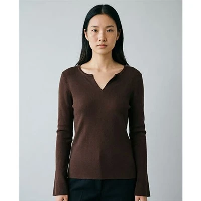 V-gwddf Sweater Women