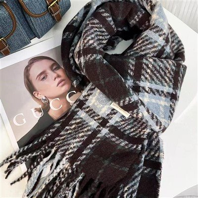 Sgarff plaid gwlân